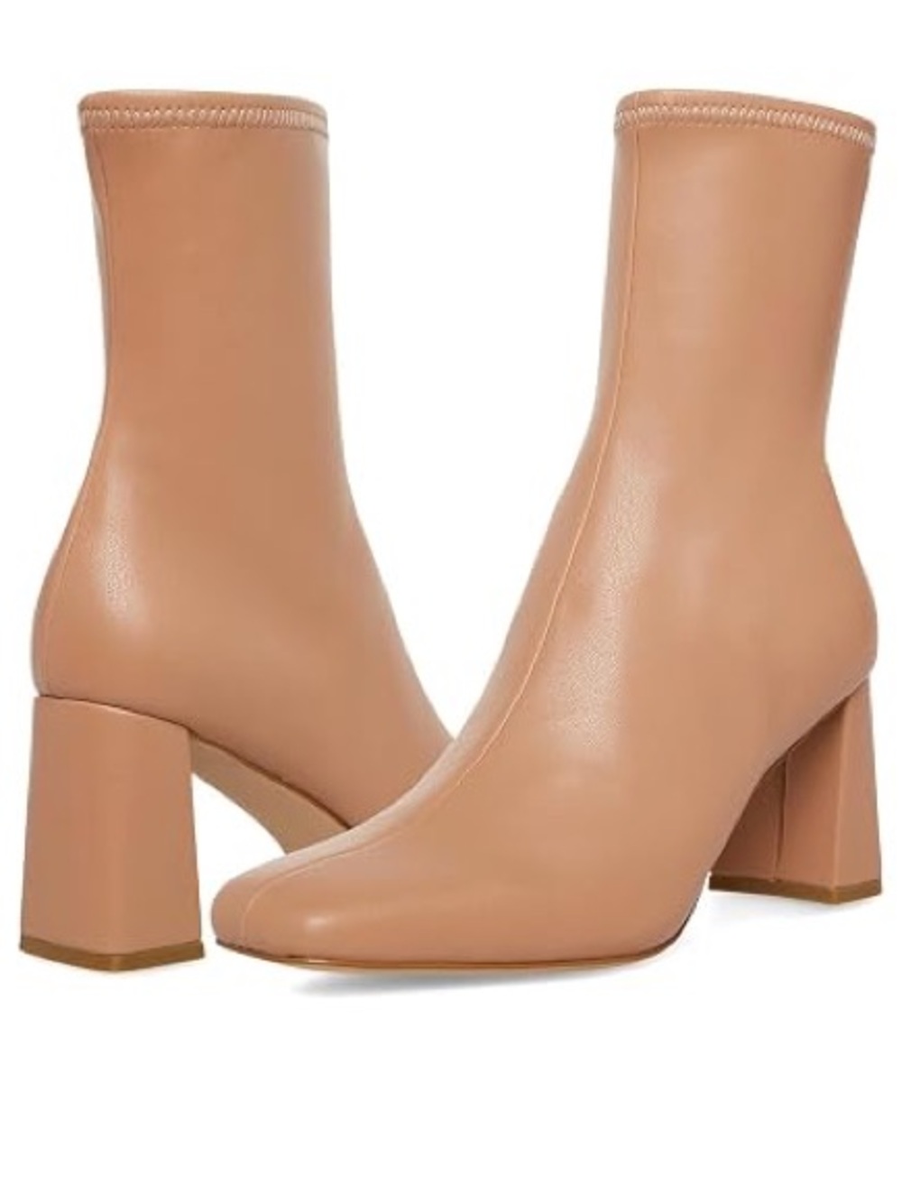 Steve Madden Harli Square Toe Bootie Size 8.5 Blush NWT